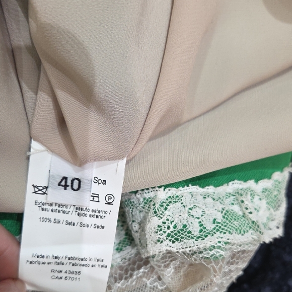 Valentino ruffled tulle and velvet MSRP $8000 silk midi dress, Emerald Green NWT - Picture 11 of 13